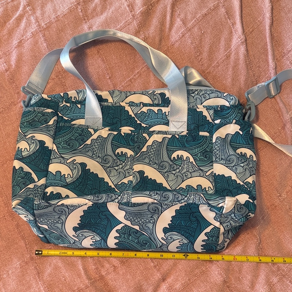 Blue Patterned Women's Bag